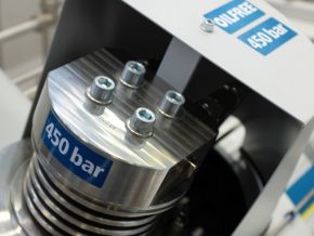 HAUG vysokotlaké plynové kompresory NanoLoc do 450 bar(g)